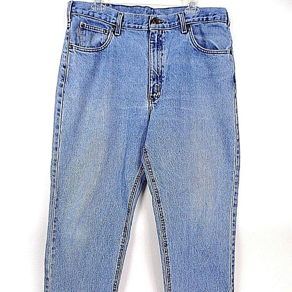 Carhartt Men’s Relaxed Fit Blue Jeans Size 38  H33